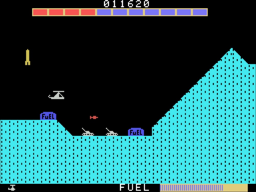 Gameplay of Super Cobra for Colecovision